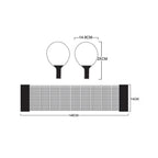QuickNet Ping Pong Set
