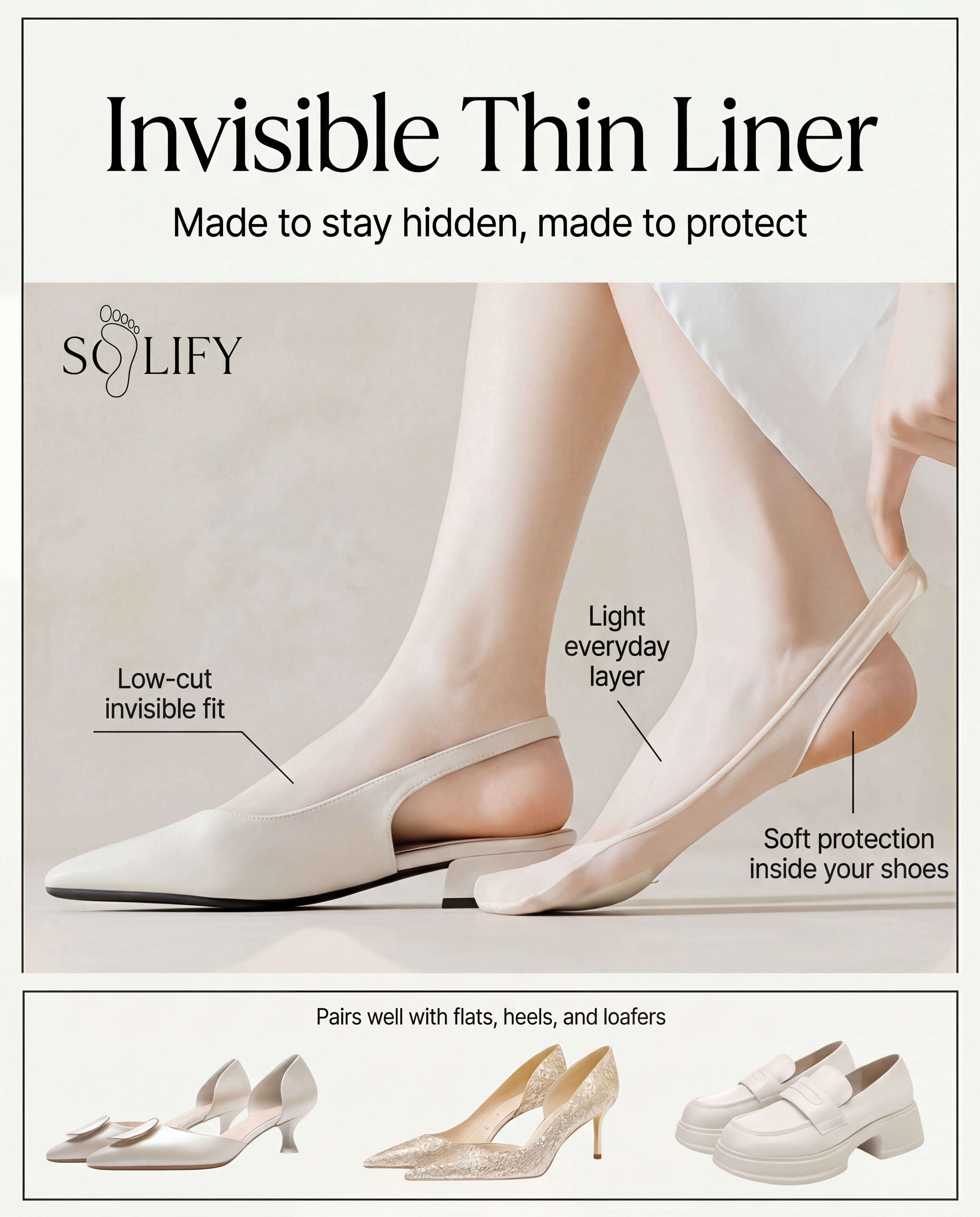 Solify™ Thin Liner Socks